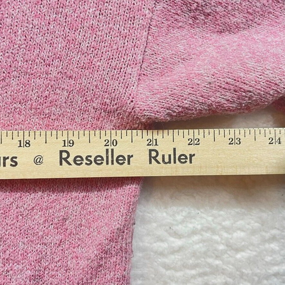 Ellen Tracy Sweater Womens Medium Pink Non Itch Pullover Knit Mulberry WEDIRU - Picture 9 of 11